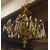 lamp188 - lampadario in bronzo dorato, epoca '7/'800, misura cm l 100 x h 110