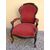 Mahogany armchair with high back, chair room, living room furniture