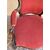 Mahogany armchair with high back, chair room, living room furniture