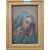 Oil painting on plywood Madonna - early 1900s - lacquered frame     