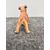 Figura  in porcellana bisquit raffigurante cane boxer.Manifattura Ginori.