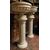 dars474 - pair of vases with columns, measuring cm l 50 x d. 50 xh 115     