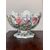Refreshment - centerpiece in majolica decorated with floral motifs and birds.Manifattura Antonibon, Nove dì Bassano.     
