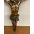 Antica scultura Cristo in bronzo epoca XVII sec !! mis cm 17 x cm 13,50 Antiquariato 