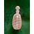 Milky and pink half-filigree glass perfume bottle.Cenedese manufacture, Murano.     