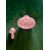 Bottiglietta portaprofumo in vetro mezza filigrana lattimo e rosa.Manifattura Cenedese,Murano.