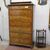 Walnut and briar walnut tallboy Period second half of the 19th century     