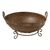 Large iron bowl with handles - O / 2952.     