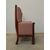 Empire armchair in walnut full column - period 800 - throne high chair     