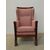 Empire armchair in walnut full column - period 800 - throne high chair     