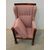 Empire armchair in walnut full column - period 800 - throne high chair     