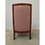 Empire armchair in walnut full column - period 800 - throne high chair     