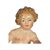 Gesu’Bambino in terracotta policroma con occhi dì vetro.Napoli.