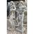 dars484 - n. 6 statue in cemento, primi '900, mis. cm l 45/70 x h 140/150 