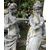 dars484 - n. 6 concrete statues, early 1900s, meas. cm l 45/70 xh 140/150     