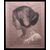 Disegno a Carboncino: "Ritratto di dama" firmato Mucchi Guglielmo