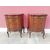 Pair of wavy bedside tables     