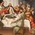 Antique Flemish religious painting Last Supper from 16th century