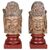 Pair of polychrome wood sculptures     