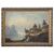 Dipinto antico olio su tela paesaggio lacustre sec. XIX PREZZO TRATTABILE