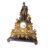 Orologio da tavolo in bronzo con base in ametista, Francia Napoleone III
