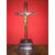Bronze Christ of 1700 cm14x13, cross size: 40x13 cm
