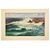 SEA PAINTINGS, SEA WITH CLIFF, OIL ON CANVAS, PAINTERS OF THE 900. (QM194)