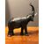 Elefante in bronzo dipinto.Vienna.
