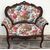 Antique Louis XV Venetian armchair in solid walnut     