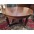 Extendable oval mahogany table from the second empire