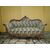 Louis Philippe Lombard walnut boat sofa     