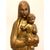 GOLDEN WOOD SCULPTURE &quot;MADONNA WITH CHILD JESUS&quot; - XIXth CENTURY     