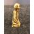 Small sculpture depicting a skeleton kneeling in bone.     