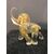 Elefante in vetro con inclusioni in oro.Manifattura Seguso.Murano.