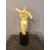 Busto femminile in vetro con inclusioni in oro.Murano.
