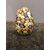 Murrina a forma di uovo press-papier millefiori,manifattura Toso,Murano.