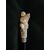 Bastone con pomolo in osso raffigurante un giullare su tronco.Germania.