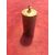 Cylindrical brass matchbox with geometric upholstery decorations.Vesta, England.     