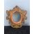 carved and gilded wooden frame with rocaille decoration. Directory period.     