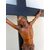 Cristo in legno di bosso su croce ebanizzata.