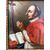 Dipinto olio su rame raffigurante San Carlo Borromeo.