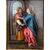 Dipinto olio su rame raffigurante la Vergine Maria e Santa Elisabetta.