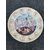 Pair of polychrome &#39;bas-relief&#39; porcelain plates with battle scenes and medallions with male profiles.Ginori.     
