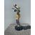Heavy glass samurai figure with gold leaf inclusions.Signed by Paolo Gaggio.Murano.     