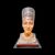 Bust of Nefertiti in painted terracotta Italy     