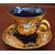 Hand-decorated Murano glass coffee service