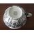 Tea set decorated in silver