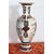 Vintage Satsuma vase in hand-decorated ceramic, 1960 NEGOTIABLE PRICE