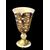 Vase lamp in cased glass with murrine and gold leaf inserts. La Murrina brand. Single piece.     
