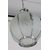 Lanterna in vetro Satinato  e acciaio modernariato 1950 . Lampadario Chandelier . ok impianto vintage 